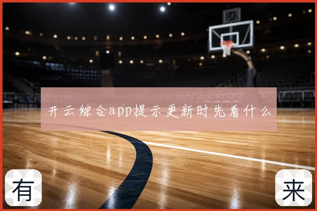 开云综合app提示更新时先看什么